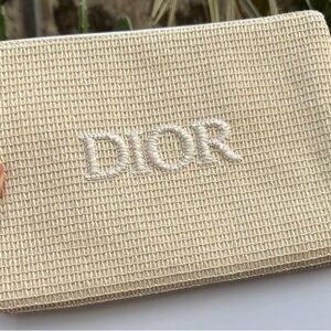 Dior Textured Beige Clutch